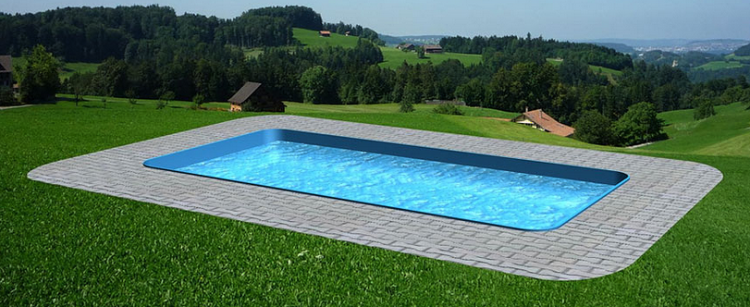 Zvýhodněný bazénový set 7 - obdélníkový plastový bazén